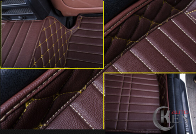 Thảm trải sàn 5D tại KenAuto có vân hình thoi chắc chắn,nhiều màu sắc đa dạng phù hợp với mọi thiết kế nội thất